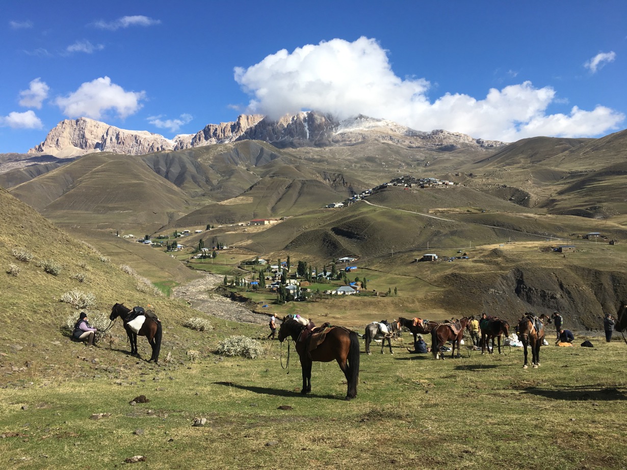 Azerbaijan horseback trail hikes